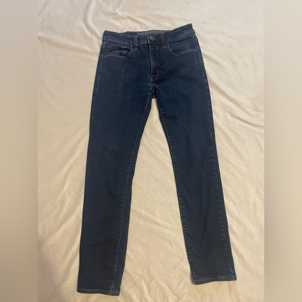 American Eagle Outfitters Men’s Slim Jeans in Dark Indigo